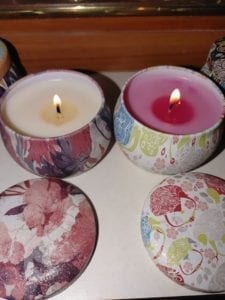 soy candle tins
