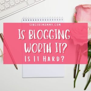 is blogging worth it? is it hard?