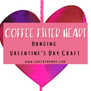 coffee filter heart