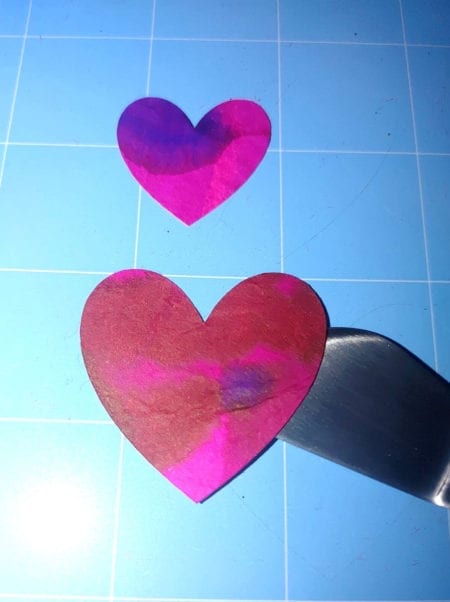 Coffee Filter Heart Hanging Valentine's Day Craft - Sincere Mommy