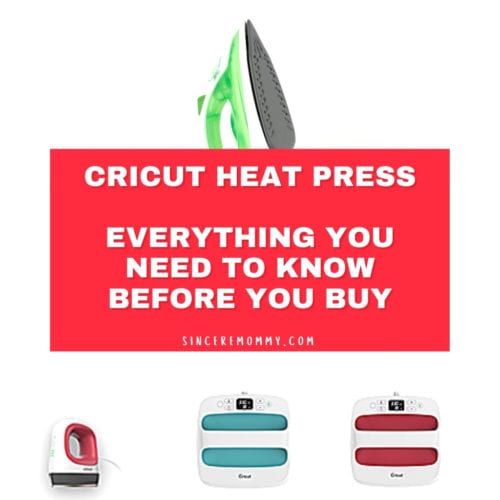 Cricut Heat Press Everything You Need To Know Before You Buy Sincere Mommy
