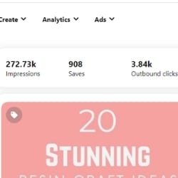 How to grow on Pinterest - viral pin stats