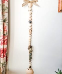 summer inspired crafting projects to try - seashell wall hang