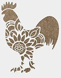 Rooster stencils
