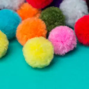 crafts for adults with disabilities - pom pom