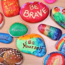 Cute painted rock ideas